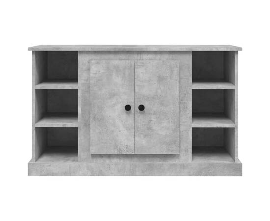 Servantă, gri beton, 100x35,5x60 cm, lemn prelucrat, 6 image