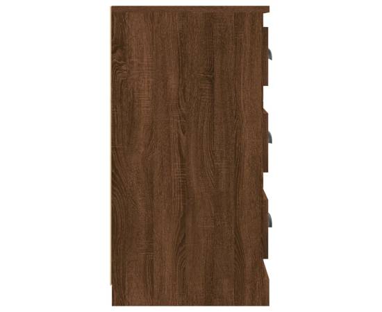 Servantă, stejar maro, 70x35,5x67,5 cm, lemn prelucrat, 5 image