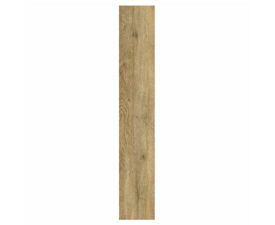 Panouri de perete aspect lemn, maro, 4,12 m², pvc, 5 image