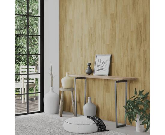 Panouri de perete aspect lemn, maro, 4,12 m², pvc, 3 image