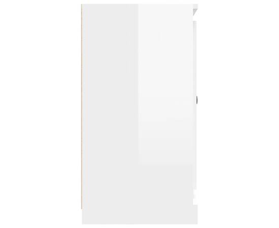 Servantă, alb extralucios, 70x35,5x67,5 cm, lemn prelucrat, 8 image