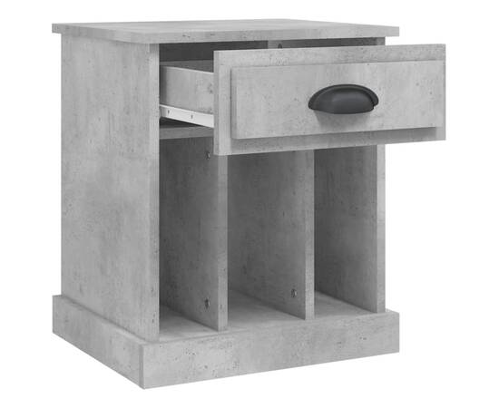Noptiere, gri beton, 43x36x50 cm, 6 image