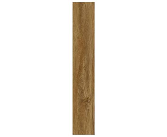 Panouri de perete aspect lemn, maro, 4,12 m², pvc, 5 image