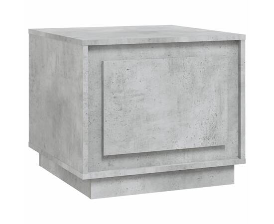 Măsuță de cafea, gri beton, 51x50x44 cm, lemn prelucrat, 2 image