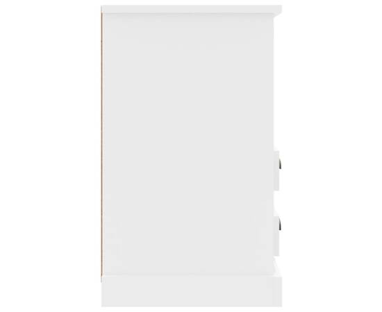Noptieră, alb extralucios, 43x36x60 cm, 8 image