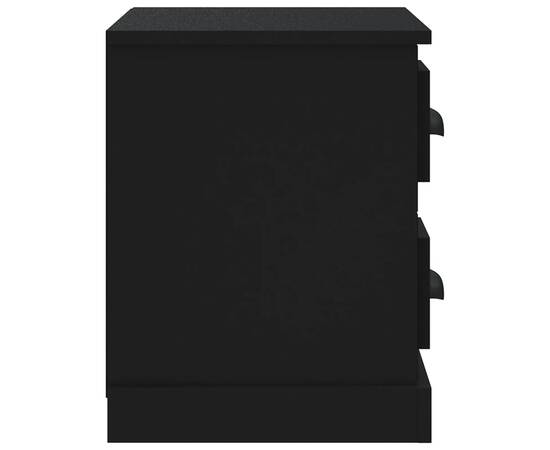 Noptieră, negru, 60x35,5x45 cm, 8 image