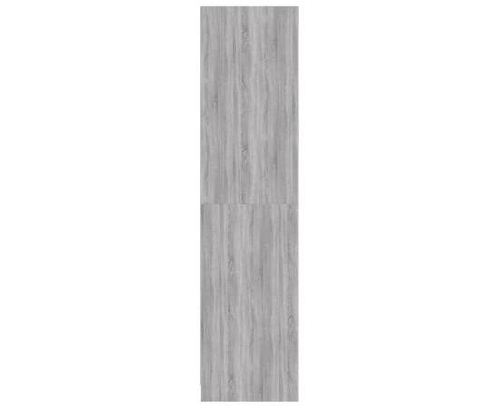 Șifonier, gri sonoma, 100x50x200 cm, lemn prelucrat, 6 image