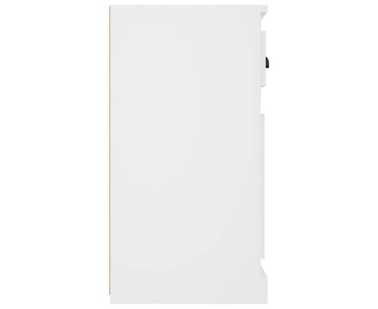 Servantă, alb, 70x35,5x67,5 cm, lemn prelucrat, 7 image