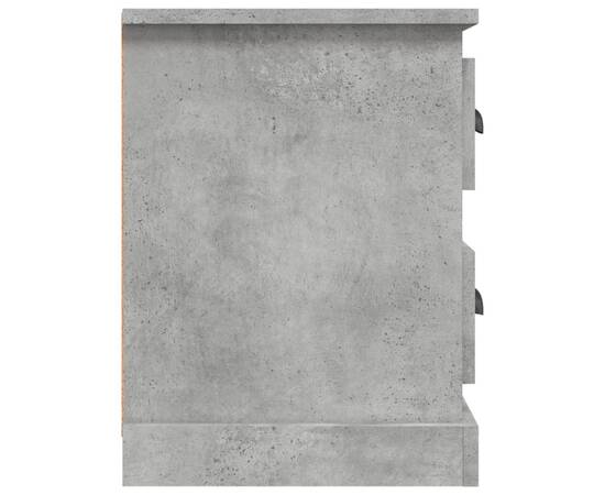 Comodă tv, gri beton, 102x35,5x47,5 cm, lemn prelucrat, 8 image