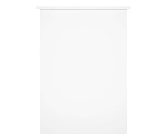 Birou, alb, 100x55x75 cm, lemn prelucrat, 5 image