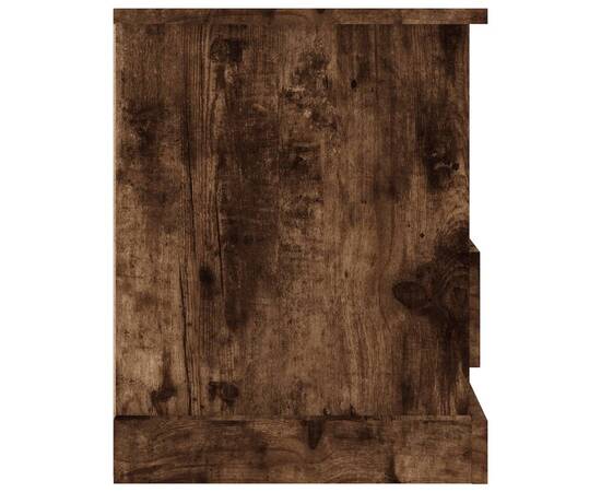 Comodă tv, stejar fumuriu, 93x35,5x45 cm, lemn prelucrat, 7 image