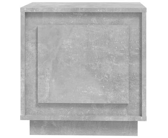 Noptieră, gri beton, 44x35x45 cm, lemn prelucrat, 7 image