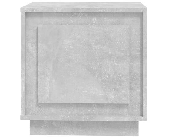 Noptiere, 2 buc., gri beton, 44x35x45 cm, lemn prelucrat, 7 image