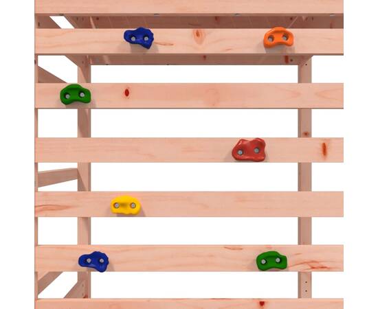 Căsuță de joacă cu perete de cățărat, lemn masiv douglas, 8 image