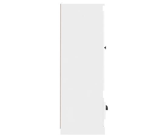 Dulap înalt, alb, 36x35,5x103,5 cm, lemn compozit, 6 image