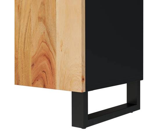 Dulap tv, 105x33,5x46 cm, lemn masiv de acacia&lemn prelucrat, 6 image