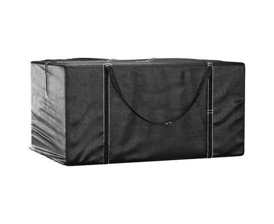Genți depozitare perne, 2 buc., negru, 150x75x75 cm polietilenă, 2 image