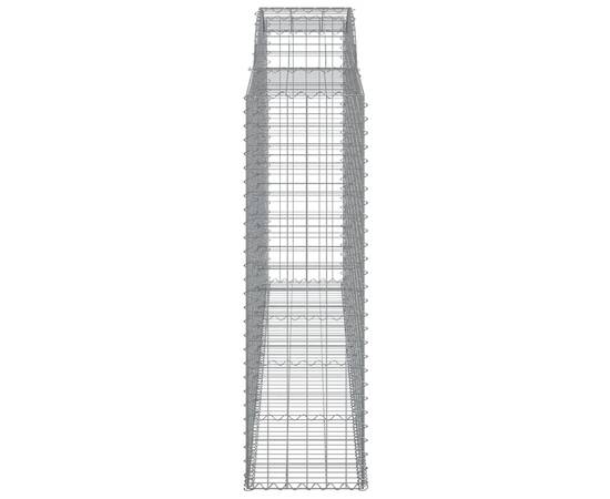 Coșuri gabion arcuite 8 buc, 300x50x160/180 cm, fier galvanizat, 5 image