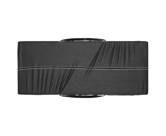 Genți depozitare perne, 2 buc., negru 135x40x55 cm polietilenă, 5 image