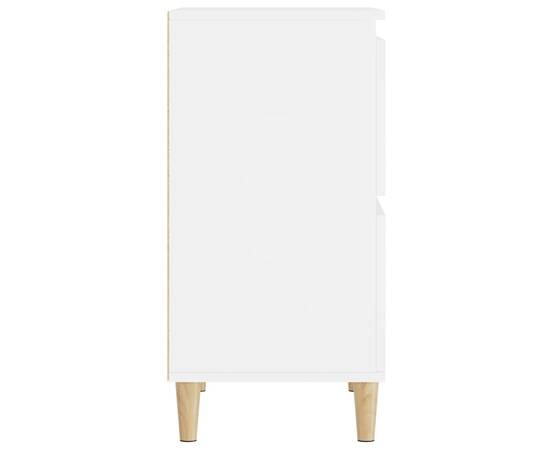 Servante, 2 buc, alb, 60x35x70 cm, lemn prelucrat, 9 image