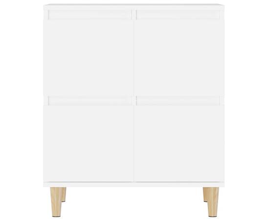 Servante, 2 buc, alb, 60x35x70 cm, lemn prelucrat, 8 image