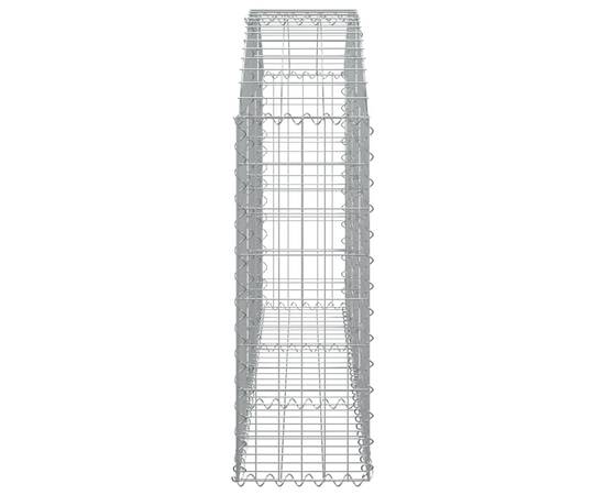 Coș gabion arcuit, 150x30x80/100 cm, fier galvanizat, 4 image