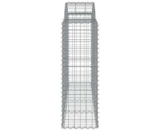 Coșuri gabion arcuite 18 buc, 200x50x120/140 cm,fier galvanizat, 5 image