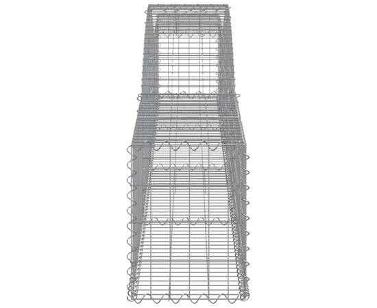 Coșuri gabion arcuite 5 buc, 400x30x40/60 cm, fier galvanizat, 5 image