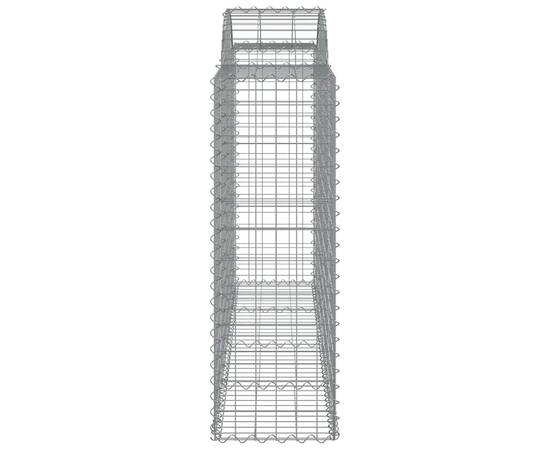 Coșuri gabion arcuite 9 buc, 200x50x120/140 cm, fier galvanizat, 5 image