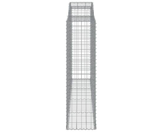 Coșuri gabion arcuite 3 buc, 300x50x180/200 cm, fier galvanizat, 5 image