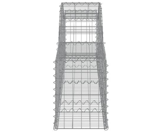 Coșuri gabion arcuite, 10 buc., 300x30x40/60cm, fier galvanizat, 5 image