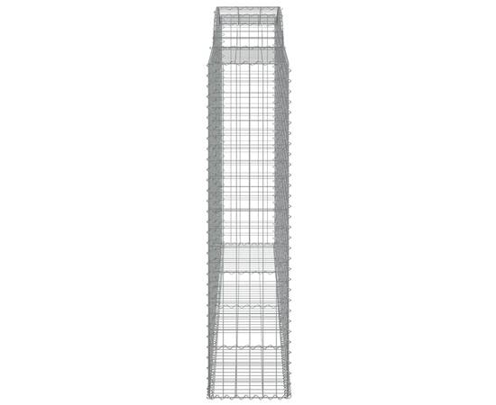 Coșuri gabion arcuite 2 buc. 300x50x200/220 cm, fier galvanizat, 5 image