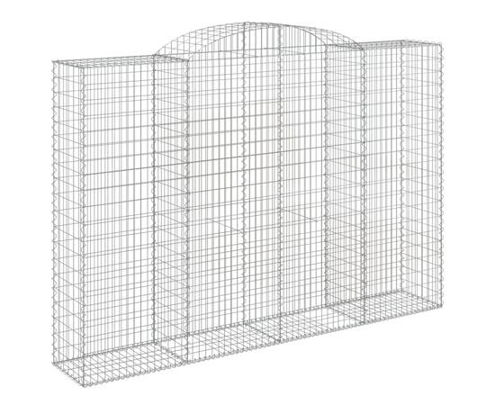 Coșuri gabion arcuite 2 buc. 300x50x200/220 cm, fier galvanizat, 3 image