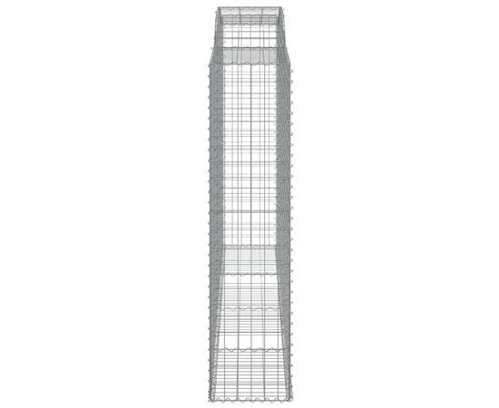 Coșuri gabion arcuite 6 buc. 300x50x200/220 cm, fier galvanizat, 5 image