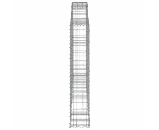 Coșuri gabion arcuite 8 buc. 300x30x160/180 cm fier galvanizat, 5 image