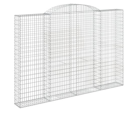 Coșuri gabion arcuite, 2 buc. 300x30x200/220 cm fier galvanizat, 3 image