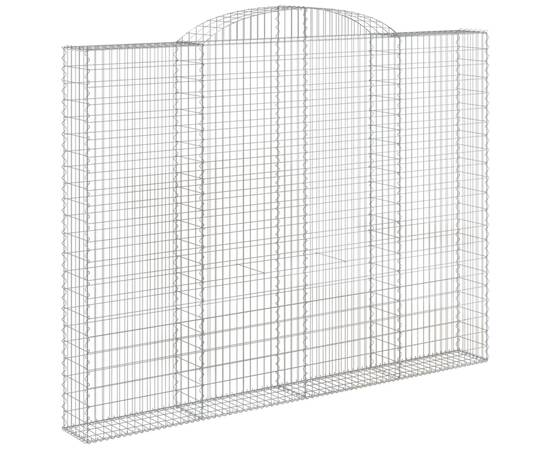 Coșuri gabion arcuite 2 buc. 300x30x220/240 cm fier galvanizat, 3 image