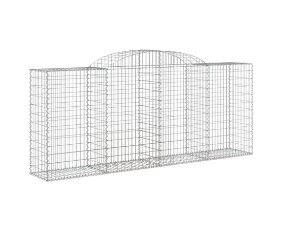 Coșuri gabion arcuite 2 buc. 300x50x120/140 cm, fier galvanizat, 3 image