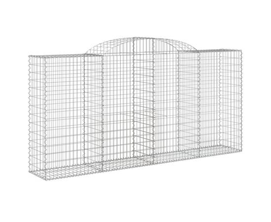 Coșuri gabion arcuite 2 buc. 300x50x140/160cm fier galvanizat, 3 image