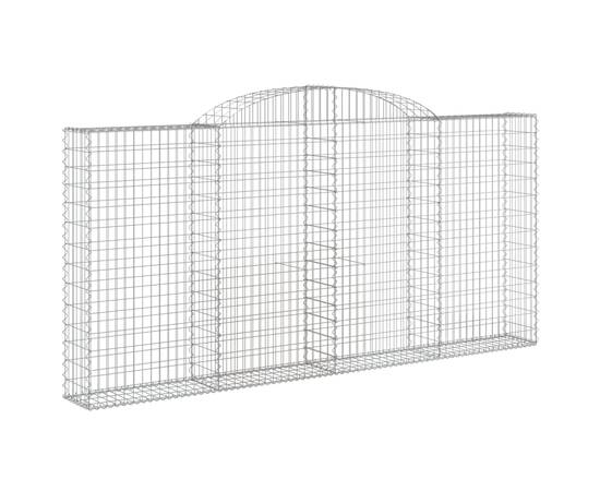 Coșuri gabion arcuite 3 buc. 300x30x140/160cm, fier galvanizat, 3 image