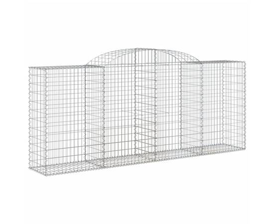 Coșuri gabion arcuite 7 buc. 300x50x120/140 cm, fier galvanizat, 3 image