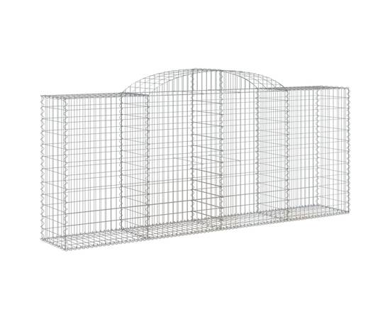 Coșuri gabion arcuite 9 buc. 300x50x120/140 cm fier galvanizat, 3 image