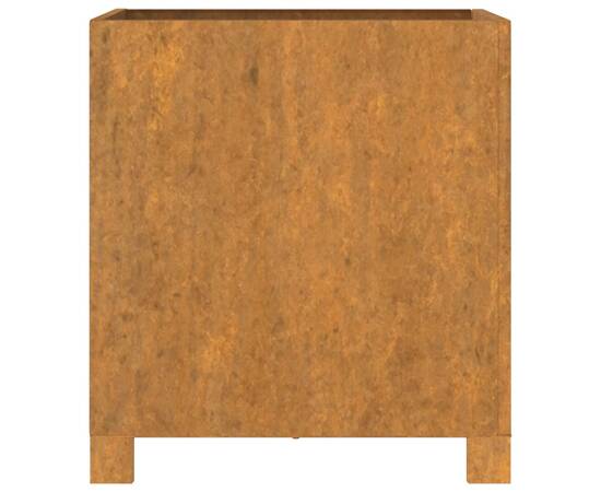 Jardiniere cu picioare 2 buc. ruginiu 42x40x43 cm oțel corten, 7 image