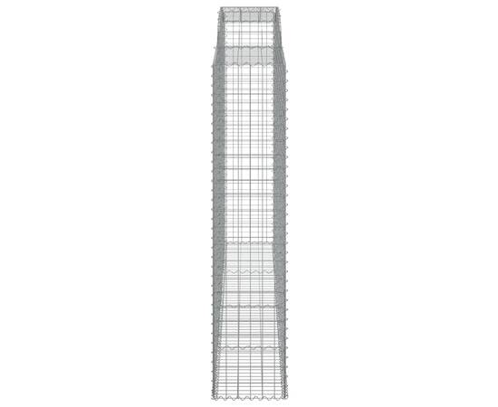 Coșuri gabion arcuite, 3 buc, 300x50x220/240cm, fier galvanizat, 5 image