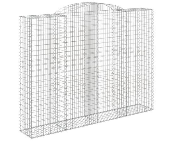 Coșuri gabion arcuite, 3 buc, 300x50x220/240cm, fier galvanizat, 3 image