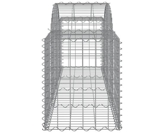 Coșuri gabion arcuite 11 buc, 200x50x60/80 cm, fier galvanizat, 5 image