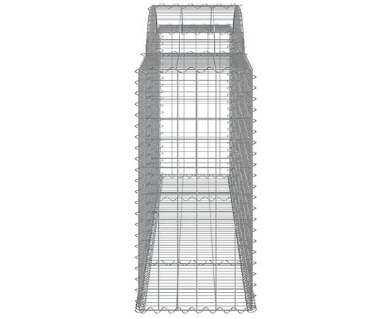 Coșuri gabion arcuite 11 buc, 300x50x100/120cm, fier galvanizat, 5 image