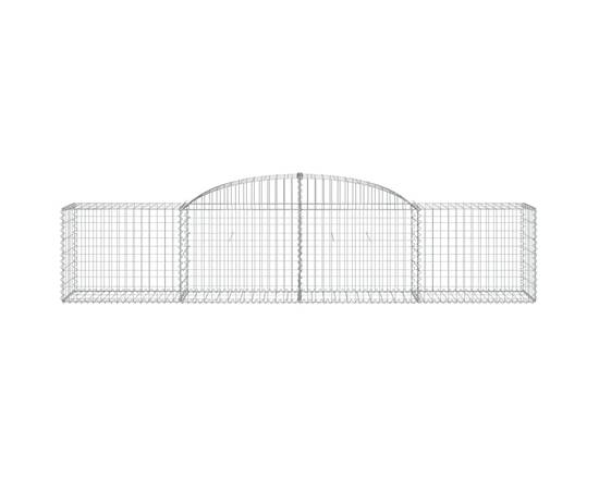 Coșuri gabion arcuite 11 buc, 300x50x60/80 cm, fier galvanizat, 4 image