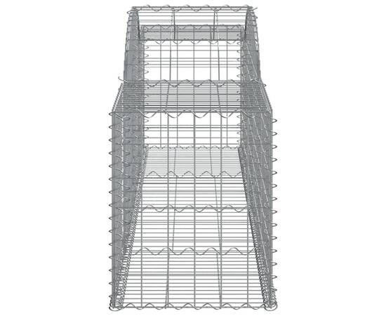 Coșuri gabion arcuite 11 buc, 300x50x60/80 cm, fier galvanizat, 5 image