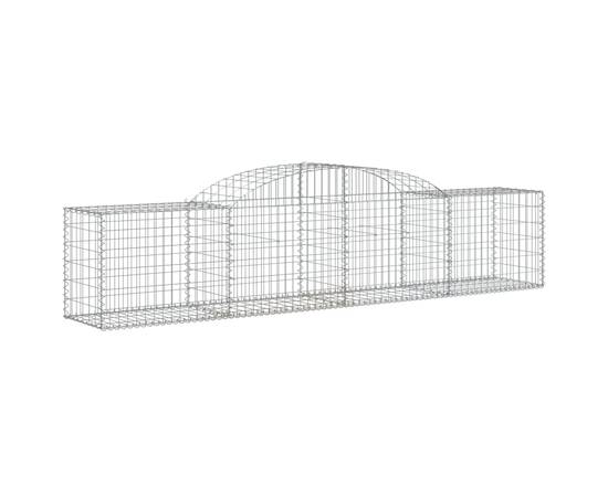 Coșuri gabion arcuite 11 buc, 300x50x60/80 cm, fier galvanizat, 3 image